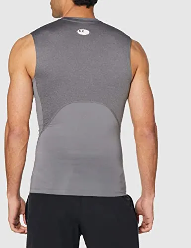 Under Armour Men UA HG Armour Comp SL, Cooling & Breathable Tank Top for Men, Gym Vest with Anti-Odour Material