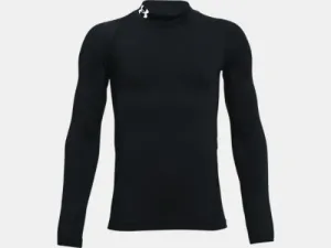 Under Armour Youth Black ColdGear Mock Long Sleeve