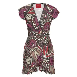 Unia Flounce Wrap Dress
