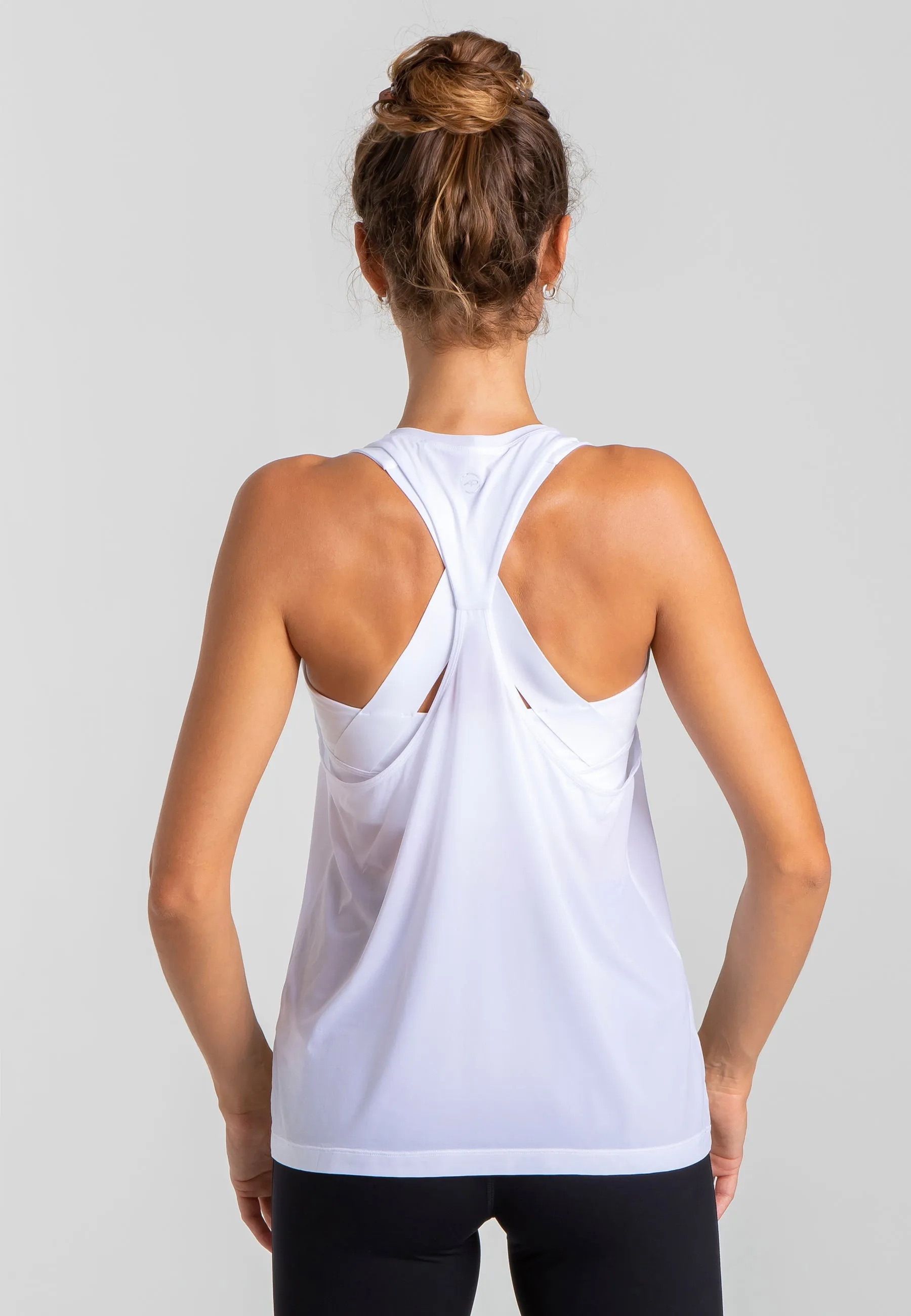 Velocity Sheer Tank Top - Weiß
