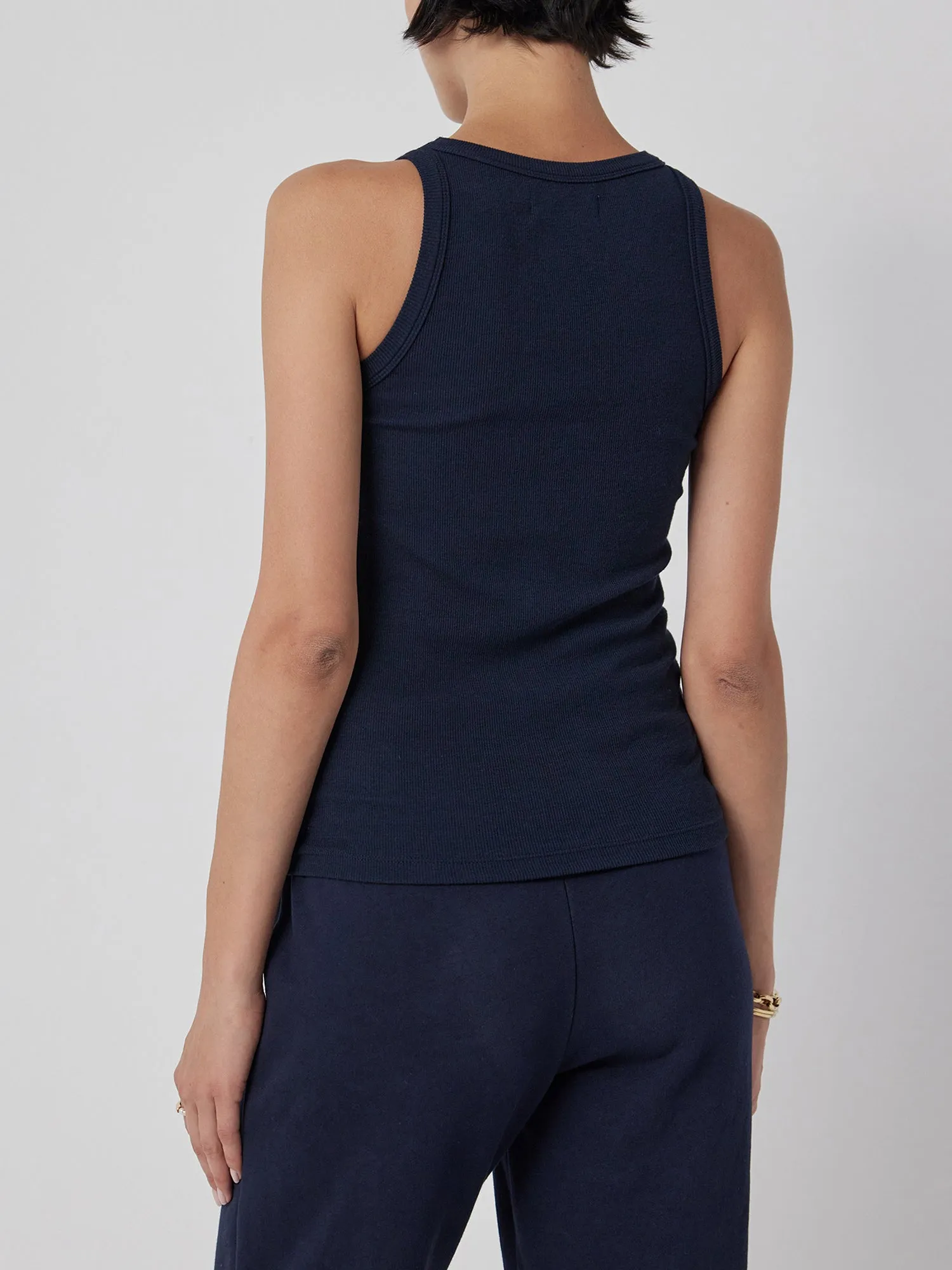 Velvet Modal Rib Tank Top Cruz