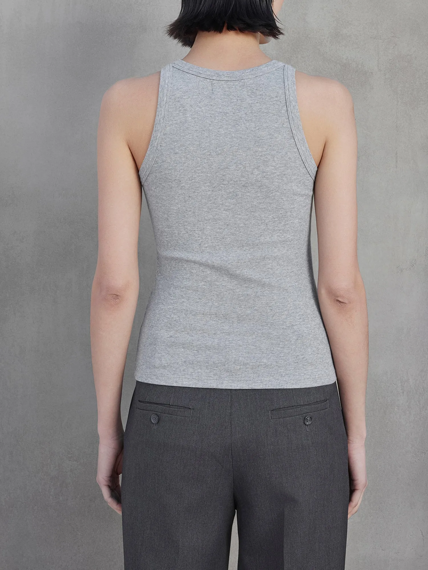 Velvet Modal Rib Tank Top Cruz