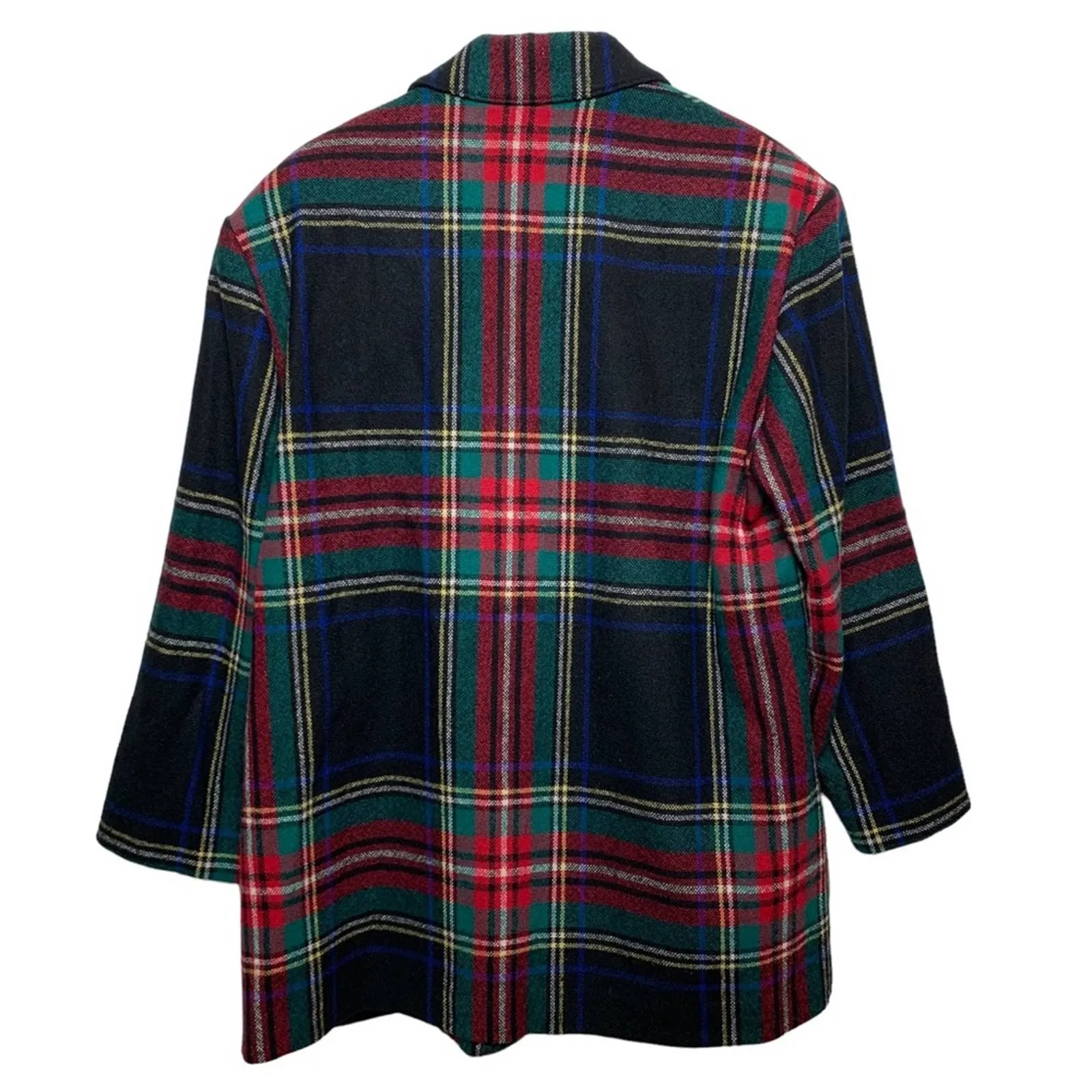 Vintage Pendleton Plaid Wool Blazer Made in the USA 16 Tartan