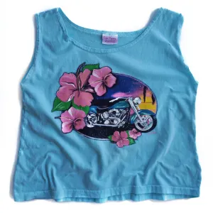 VINTAGE SEA BREEZE CROP TANK