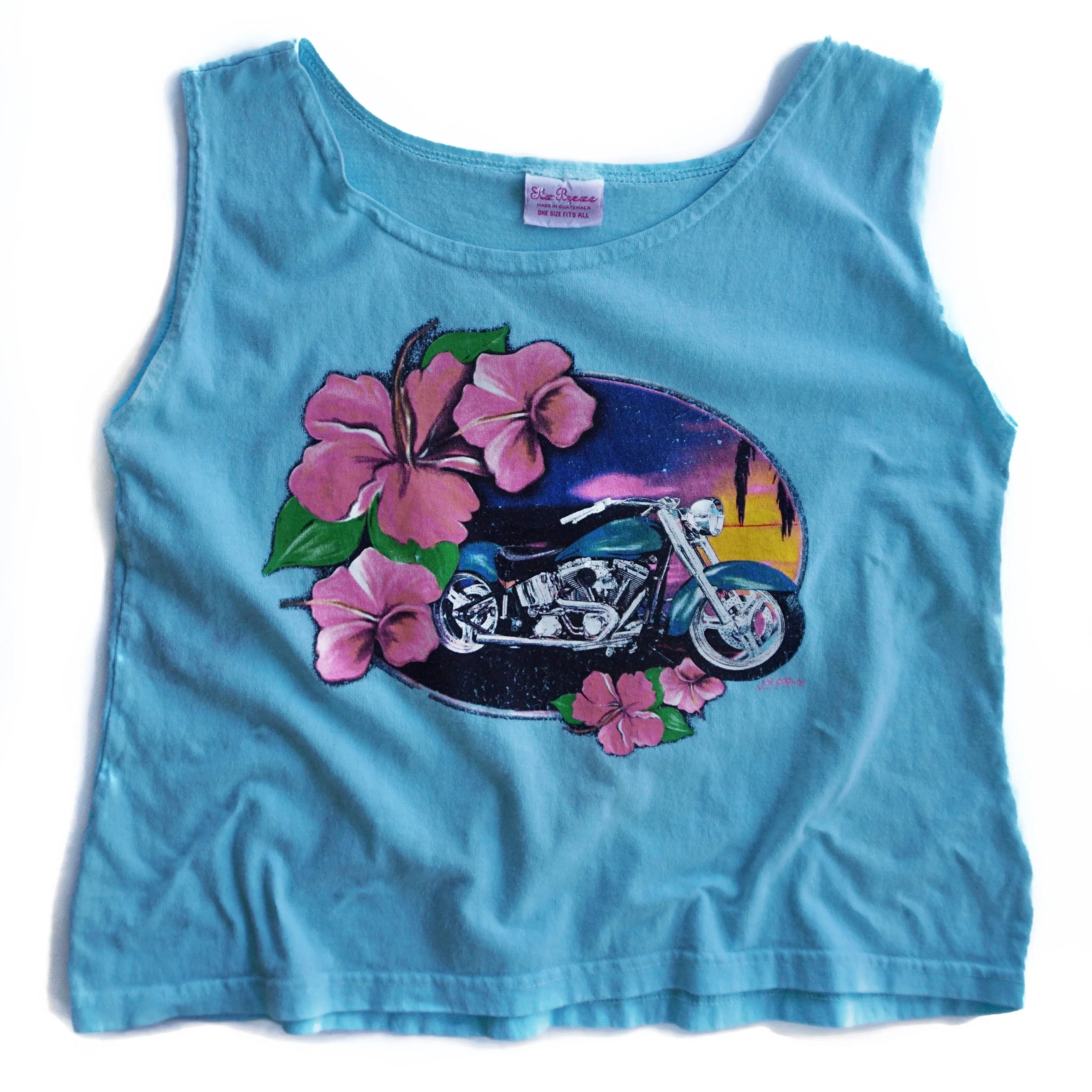 VINTAGE SEA BREEZE CROP TANK