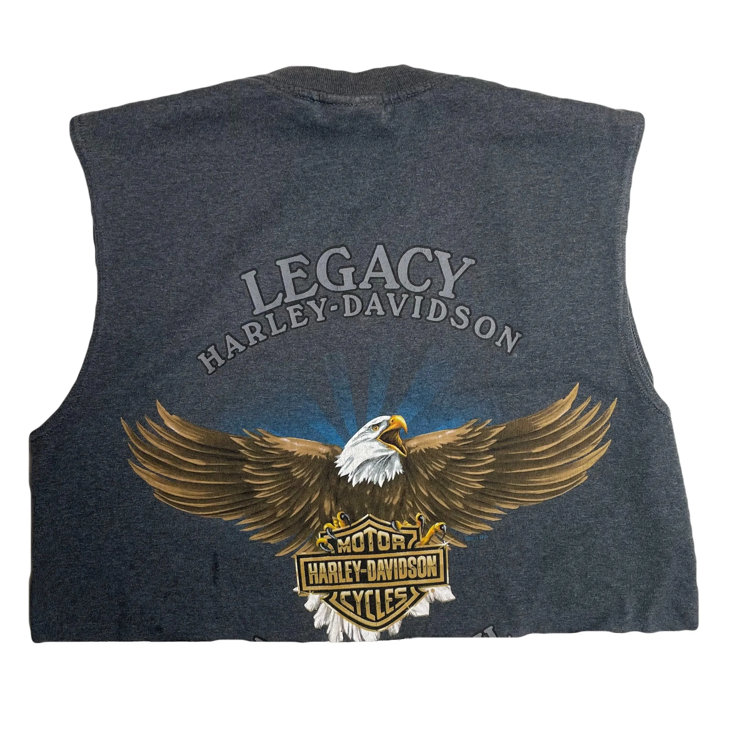 VINTAGE SMOKIN’ HARLEY CROP TANK