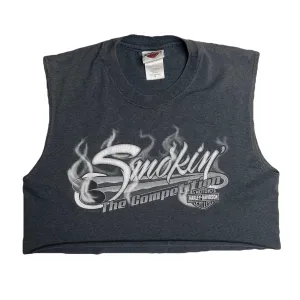 VINTAGE SMOKIN’ HARLEY CROP TANK