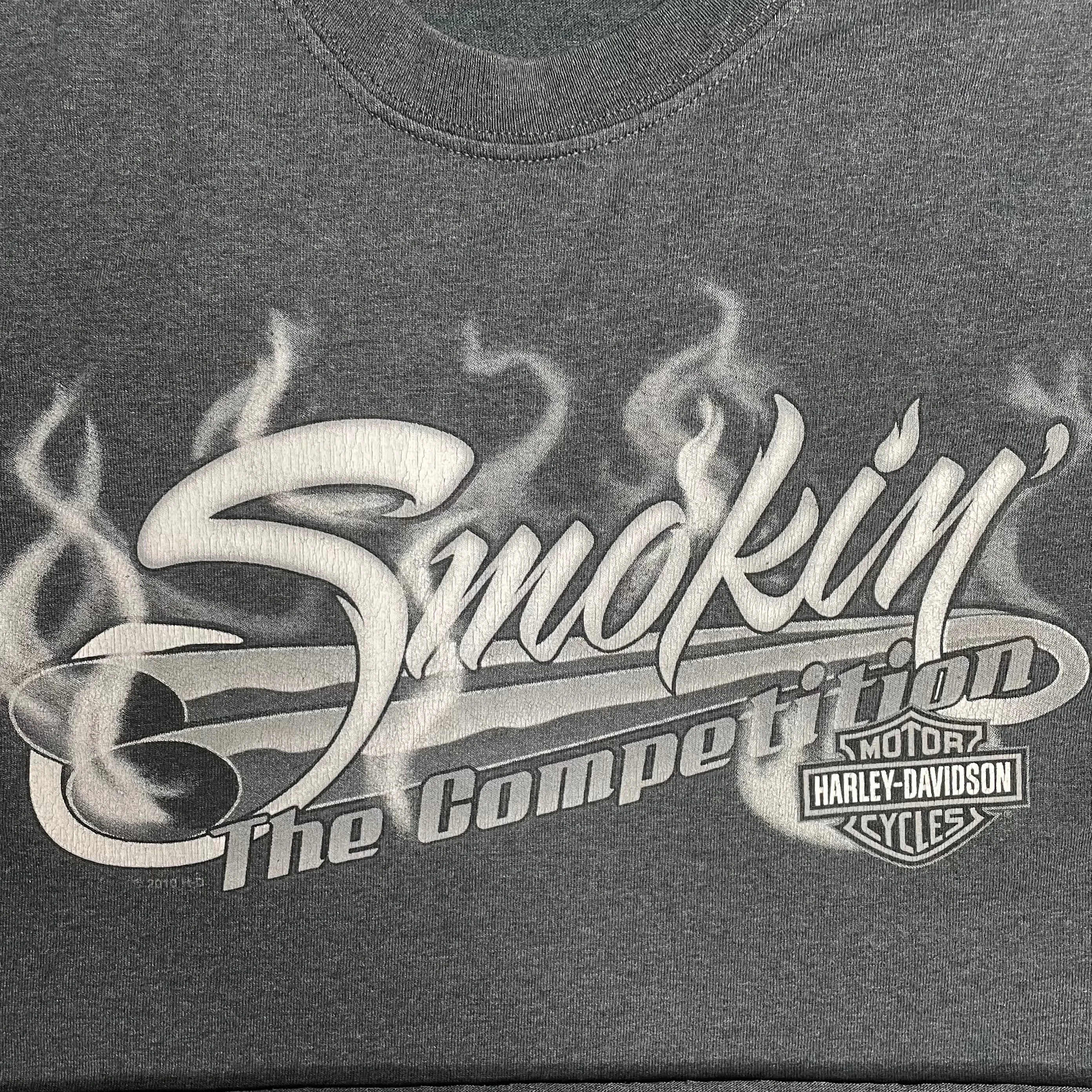 VINTAGE SMOKIN’ HARLEY CROP TANK