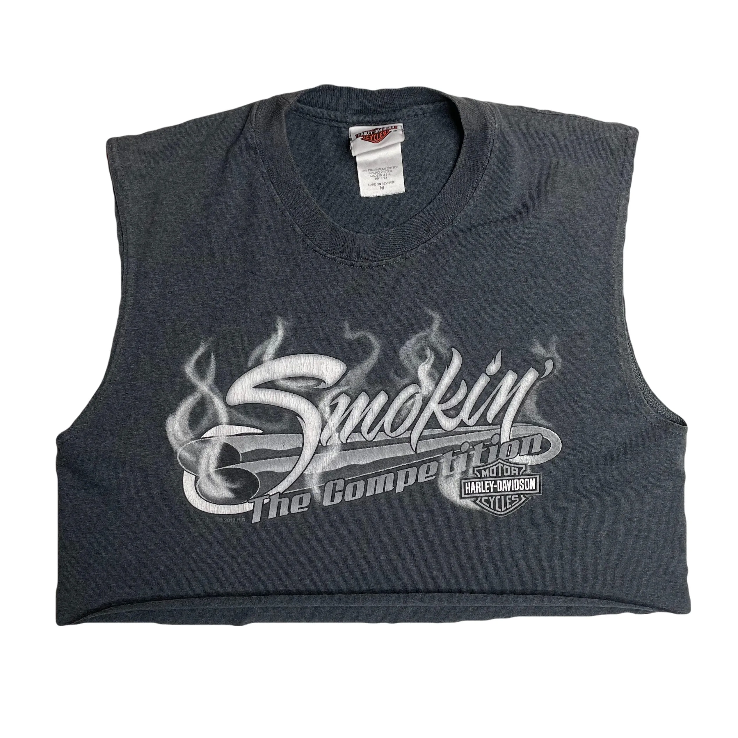 VINTAGE SMOKIN’ HARLEY CROP TANK