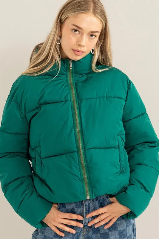 Weekend Ready Quilted Puffer Jacket