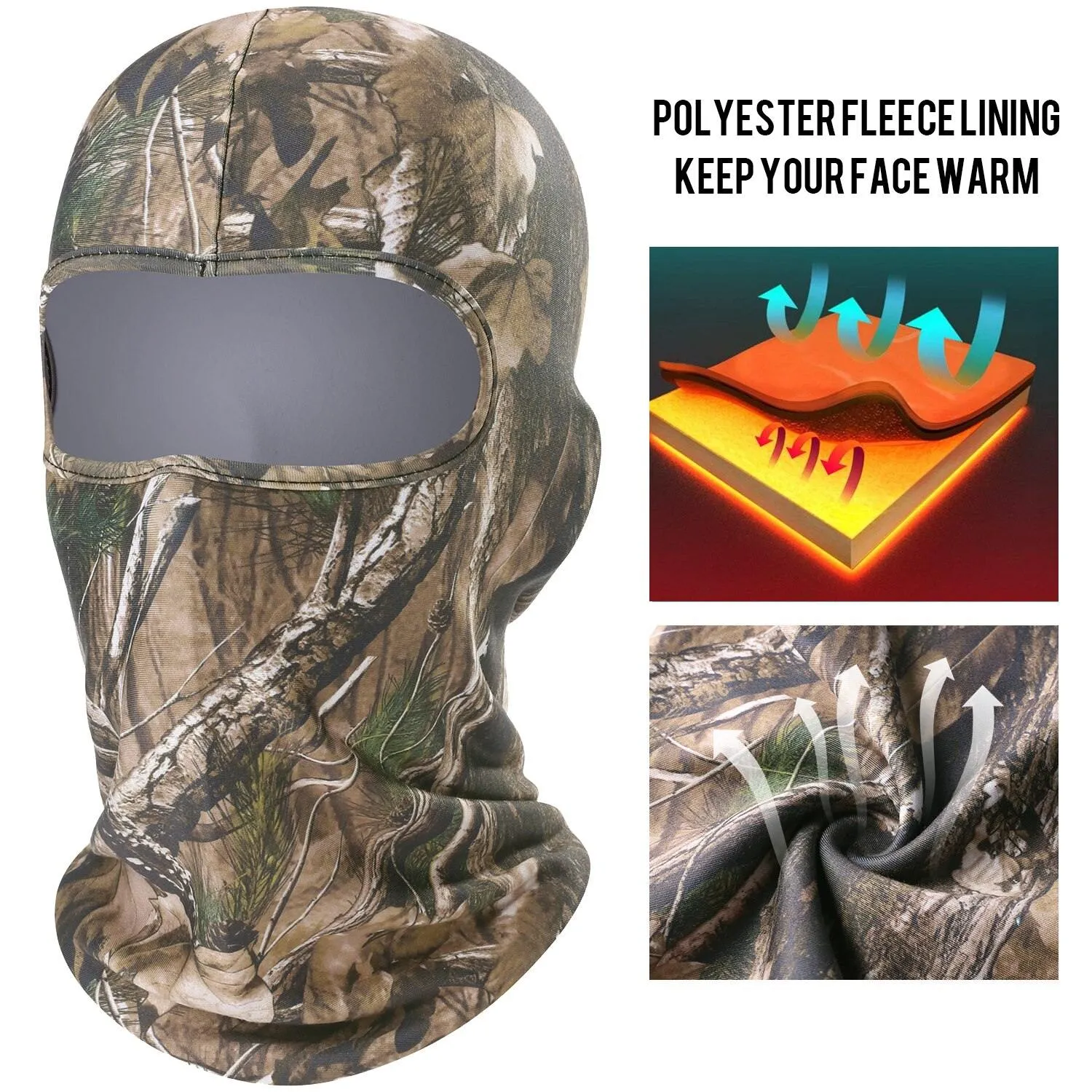 Windproof Camouflage Full Face Mask Cover Warmer Cycling