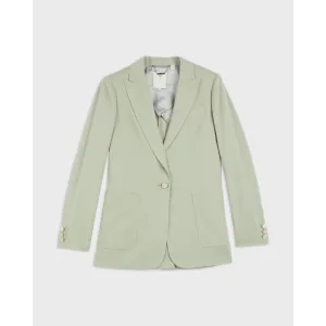 Women Wmf-Kclara-Relaxed Fit Blazer With Patch Pockets - Pl-Green