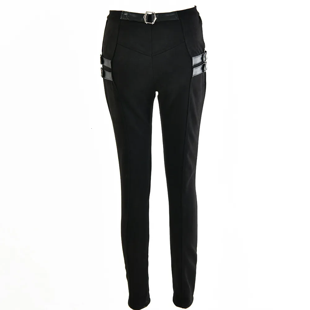 Women's Autumn Casual Polyester High-Waist Pants