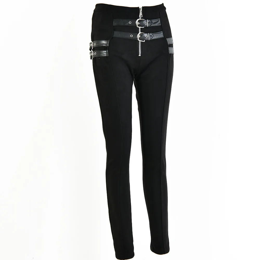 Women's Autumn Casual Polyester High-Waist Pants