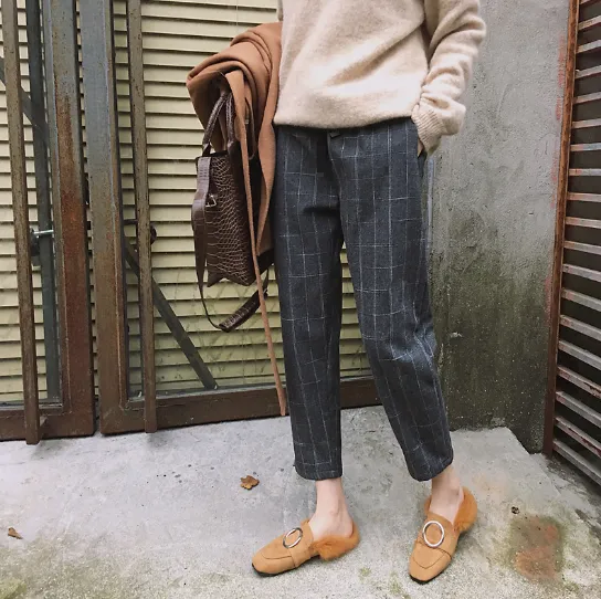 Women's Autumn Loose Casual High Waist Pants
