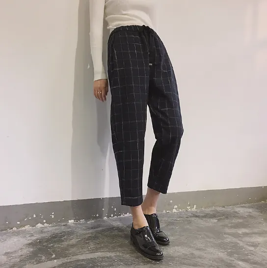 Women's Autumn Loose Casual High Waist Pants