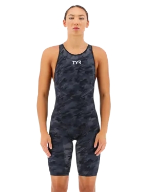WOMENS BLACK CAMO VENZO CLOSED BACK TYR