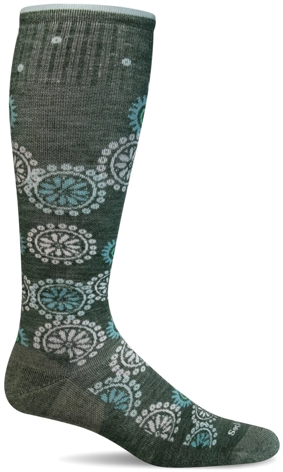 Women's Block Print | Moderate Graduated Compression Socks