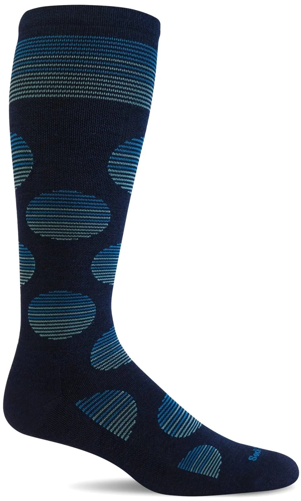 Women's Featherweight Dot | Moderate Graduated Compression Socks