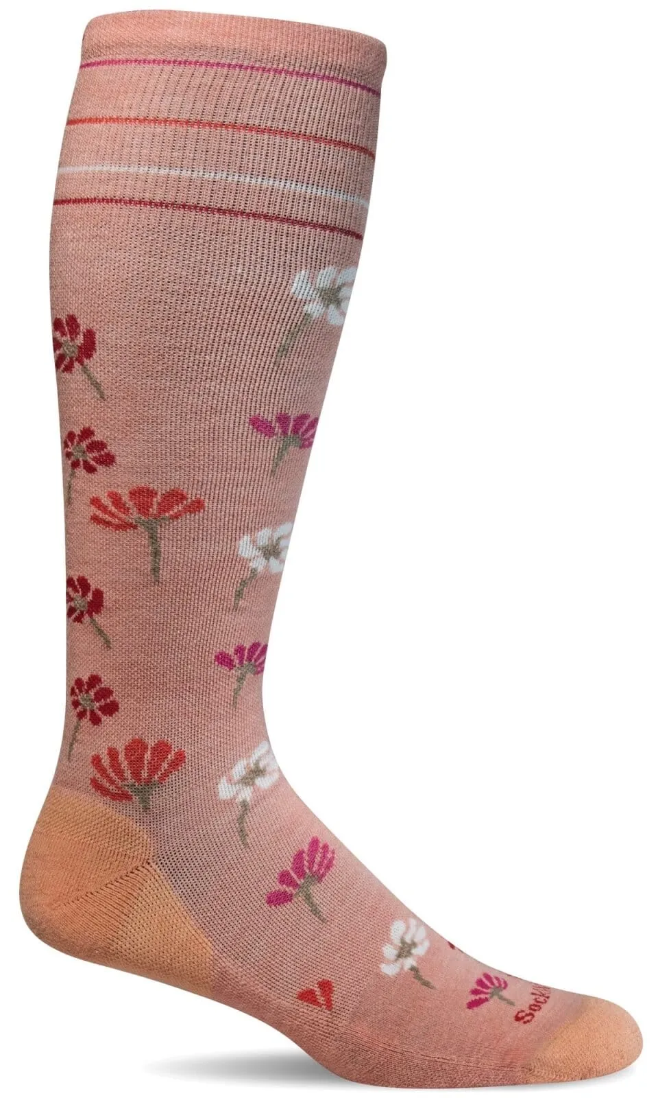 Women's Field Flower | Moderate Graduated Compression Socks