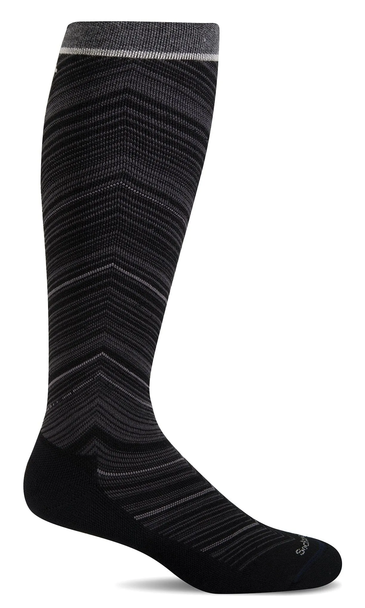 Women's Full Flattery | Moderate Graduated Compression Socks | Wide Calf Fit