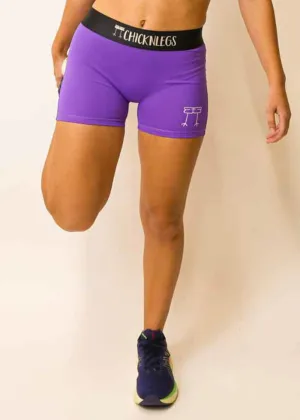 Women's Purple 3" Race Compression Shorts