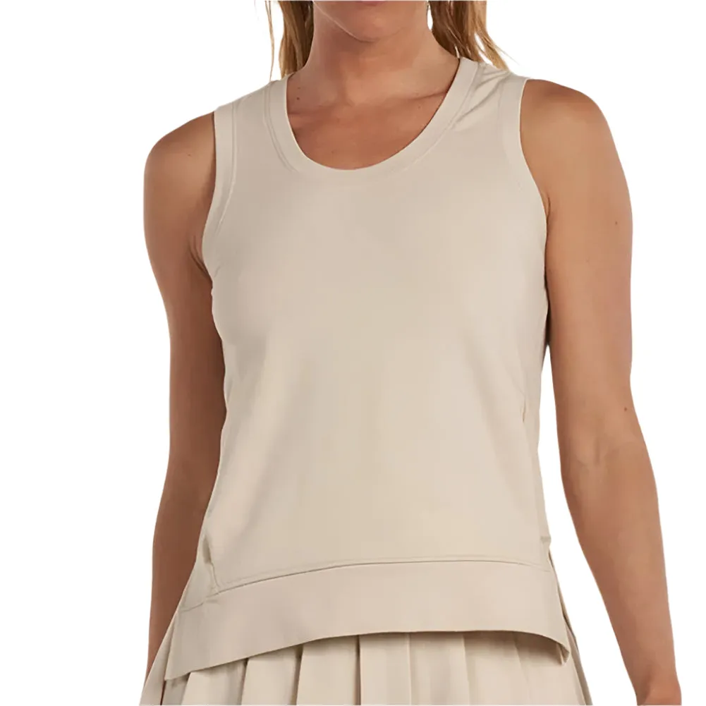 Women`s Scoop Neck Pullover Tennis Tank Chalk