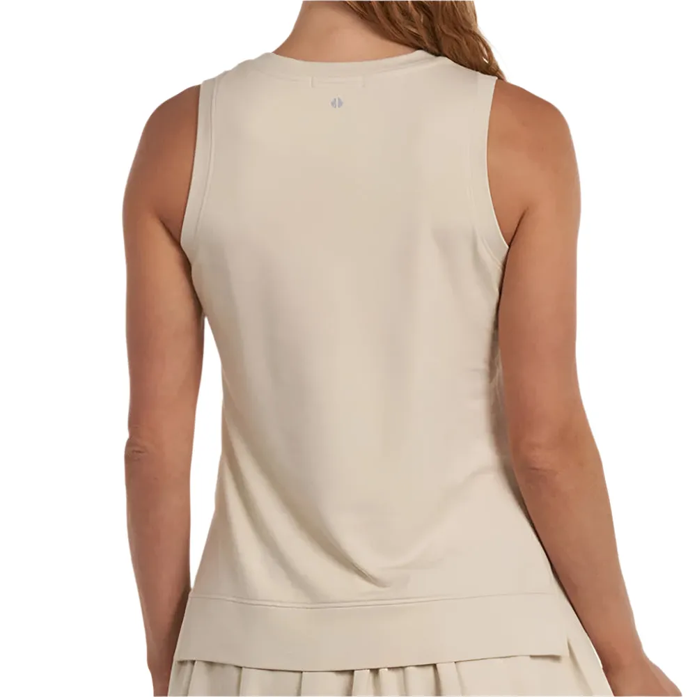 Women`s Scoop Neck Pullover Tennis Tank Chalk
