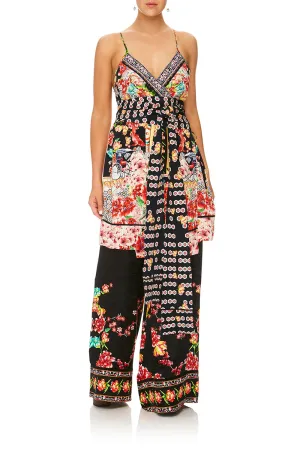 WRAP TUNIC TOP PAINTED LAND