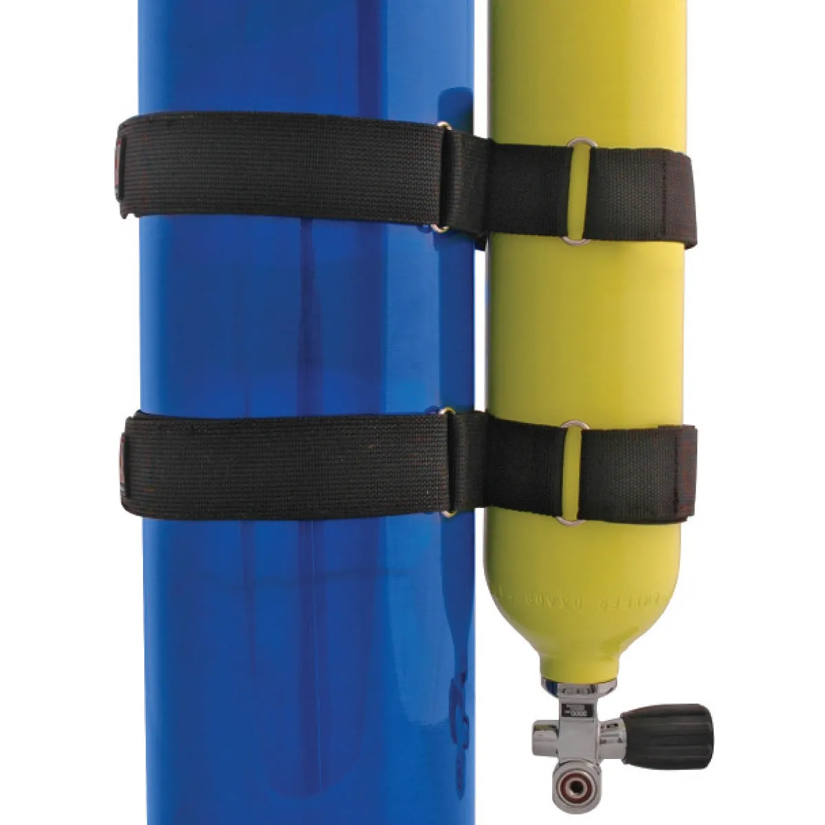 XS SCUBA Pony Tank Holder 5.25" Nylon Straps Non Slip Tank Pads