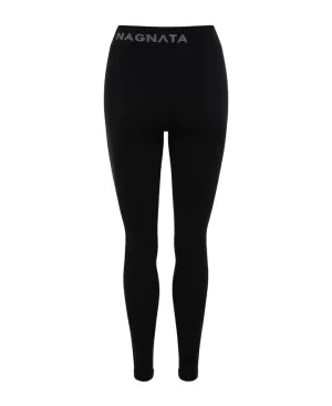 YANG RIB LEGGING - BLACK/BLACK